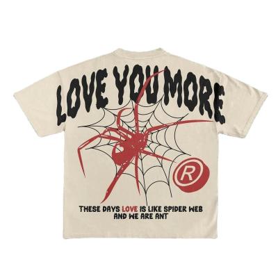 1000 Hip Hop Grande Drop Shoulder Graphic Tees Dtg Impressão Screen Impressão T-shirt personalizado