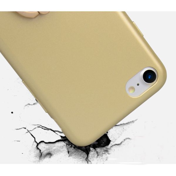 Hard PC Ultra-thin Solid Color Ring Bracket Back Cover Cell Phone Case For iPhone 7 6s Plus 5s