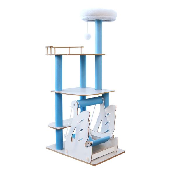 Cat Tree with Custom Sisal Rope Scratch Board Package Size 60.00cm * 52.00cm * 28.00cm