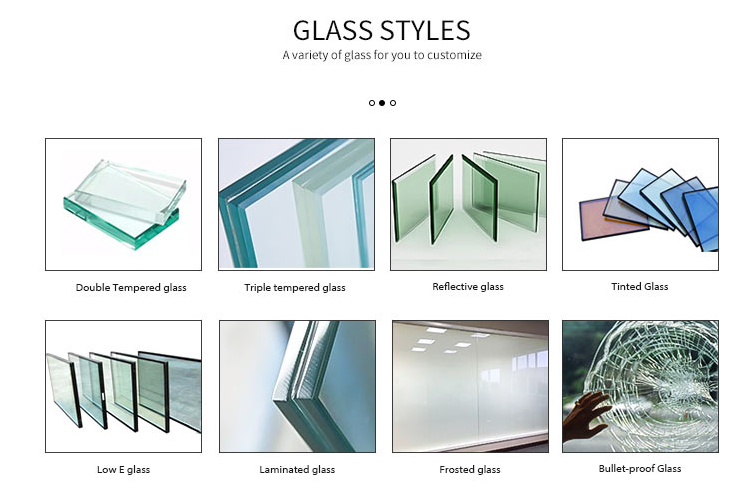 Bulletproof White Aluminum Sliding Doors Standing Impact Glass Prefabricated