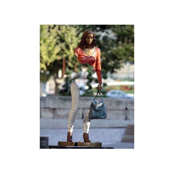 Escultura exterior de Bruno Catalano do bronze da decoração da escultura do jardim da arte moderna