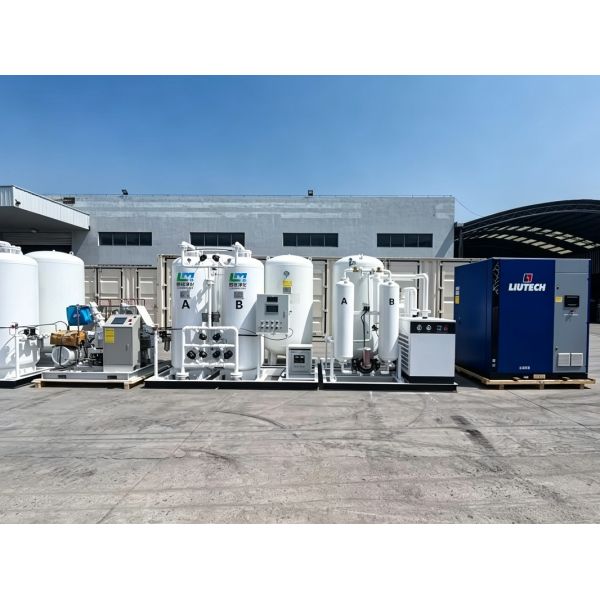 Reliable PSA Medical Oxygen Generator System 93%±3% for Hospital Central Gas Supply High Efficiency Oxygen Generating Plant