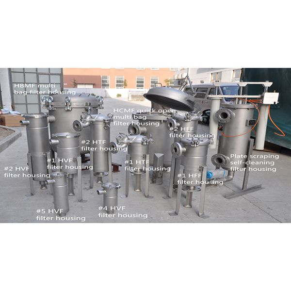 Filtración de la industria de la pintura Máquina de filtración de líquidos Equipo de filtración de agua de acero inoxidable Bolsa de filtro