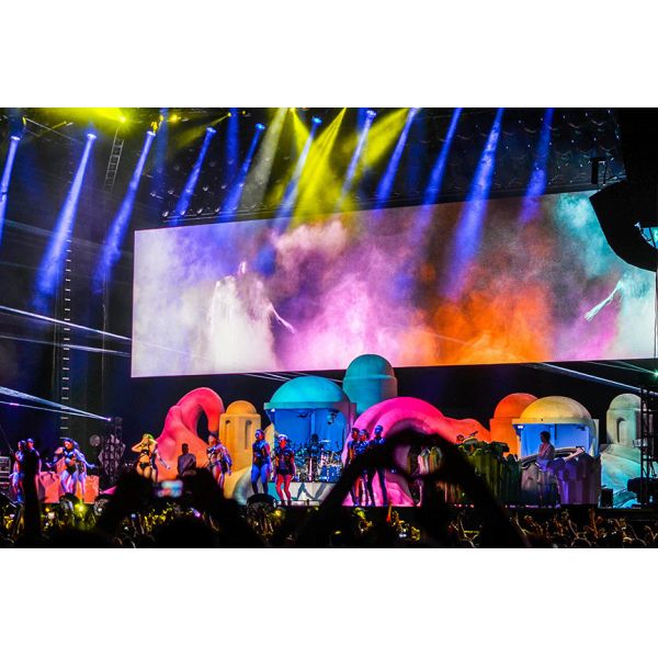 P3.91 250*250mm LED Video Wall for Outdoor Advertising 100000 Hours Working Lifetime