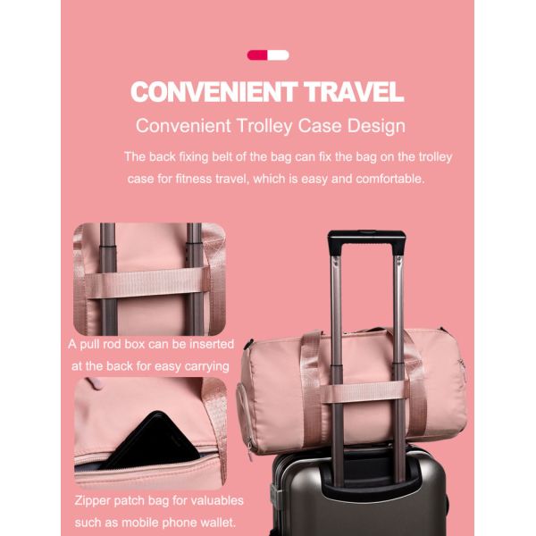 Ultimate Weekend Gym Bag Sports Duffle Bag With Shoe Compartment Wet Pocket