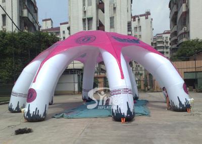 o móvel exterior dos pés 10m 8 personalizou a barraca inflável da aranha com logotipo para a promoção ou o evento