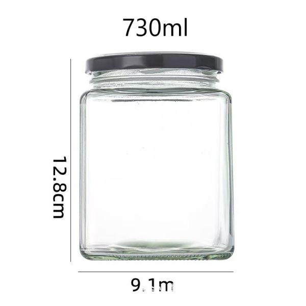 Impact Resistant Glass Sauces Packaging Jars For Chili