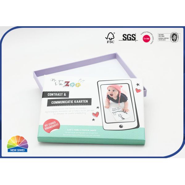 CMYK печатая слоение бумажной твердой подарочной коробки картона штейновое для продукта младенца