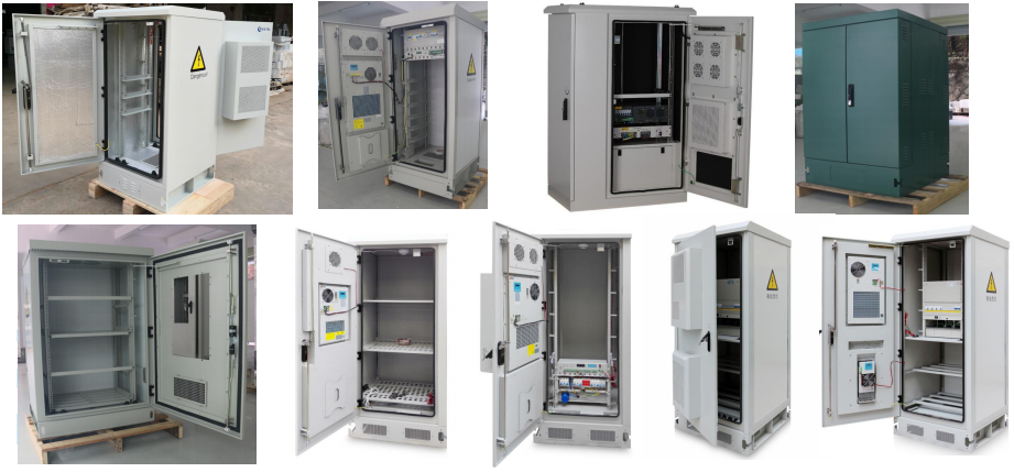 Шкафа телекоммуникаций DC48V 40U 1.2mm SS базовая станция на открытом воздухе энергосберегающая