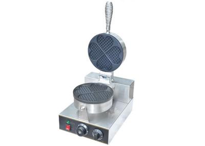 Heart-Shaped Single Head Waffle Baker Snack Bar Equipment Waffle Maker Machine 220V 1300W