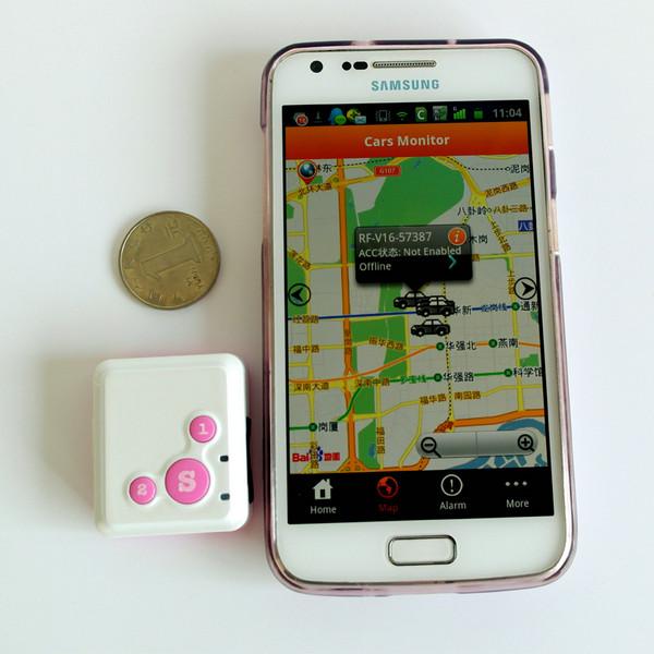 Mini GSM GPS Tracker Child Kids Elderly SOS Emergent Help Communicator Sender W/ Microphone Speaker for 2-Way Phone Talk