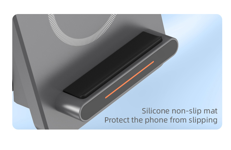 USB-C Input Interface Fast Charge Wireless Charging Pad All-in-one Charger Compatible with Multiple Devices Power Delivery