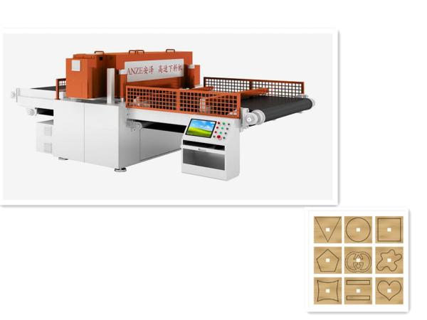 Shoe Upper  Automatic Leather Cutting Machine / Leather Processing Equipment