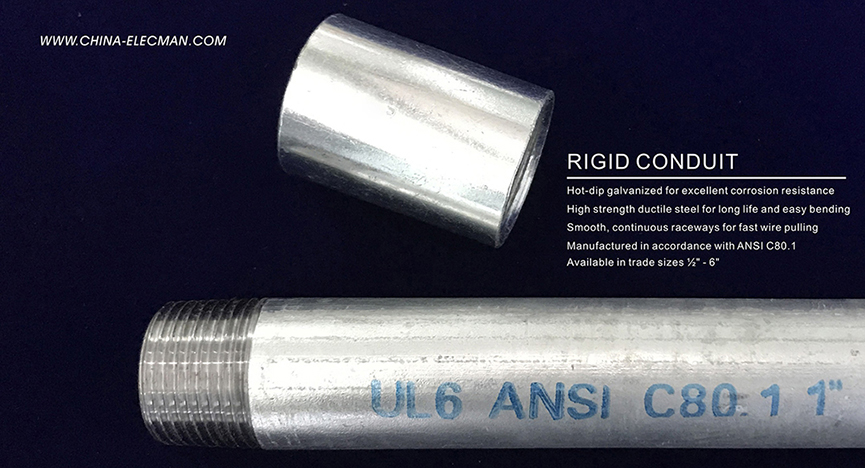 UL6 окунутое горячее проводника ANSI C80.1 твердое стальное (проводника RSC) гальванизированный