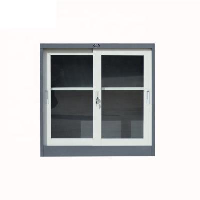 Da estante vertical do metal da porta 2 deslizante arquivo à prova de fogo