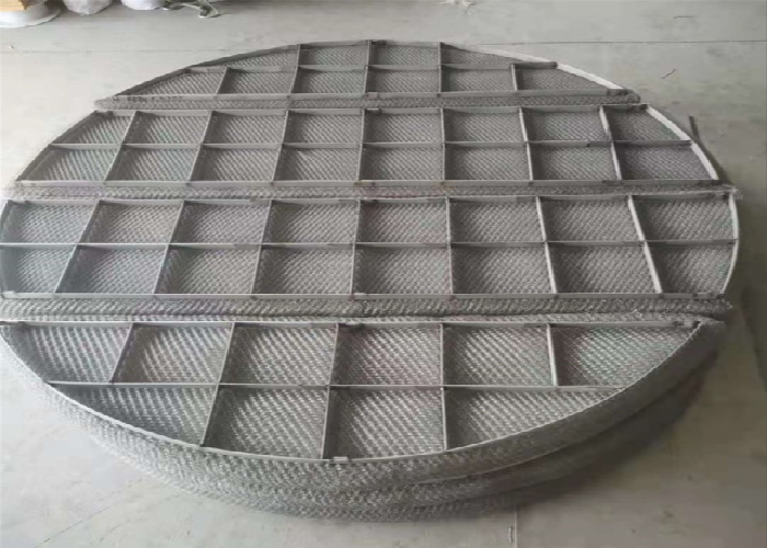 Efficient Demister Mesh Pad Low Pressure Drop Enhanced Droplet Capture
