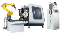 Machine de meulage complètement automatique industrielle de robot de robinets avec la cellule de 2 robots