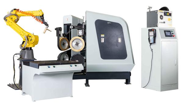 6-Axis CNC Polishing Machine for Metal with Servo Motor 12KW Spindle