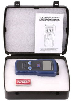 SM206 Solar Power Meter with Selectable Units W/m² Btu ±10W/m² Temperature Coefficient ±0.38W/m²/°C