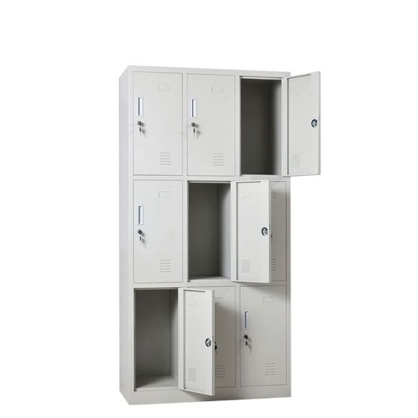 Шкафчик отсека шкафчиков 9 офиса школы спортзала штата ISO1400 стальной любой цвет