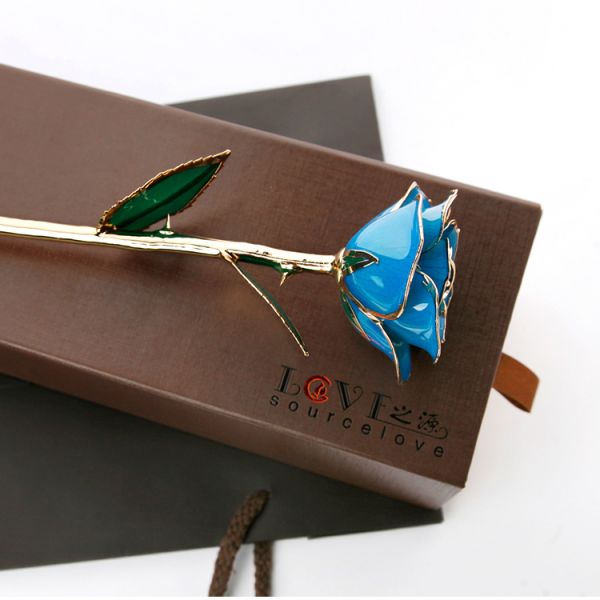 Personalized Gold Roses and Anniversary Gifts 24k Gold Plated Rose With  Gift Box Forever Gold Rose for Christmas