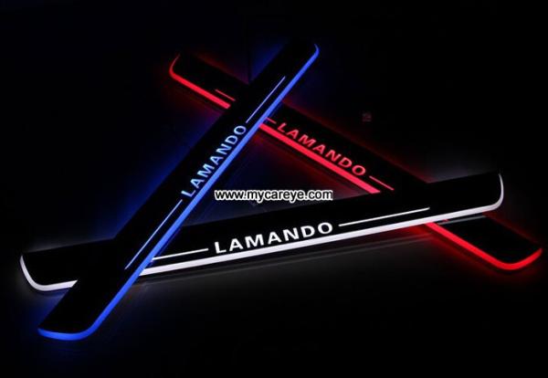 Volkswagen VW Lamando car parts retrofit LED moving lights car door scuff