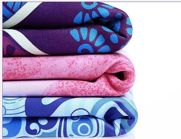 Durable eco biodegradable Suede Microfiber/Natural Rubber Yoga Mat, Pilate Mat, Gym Mat