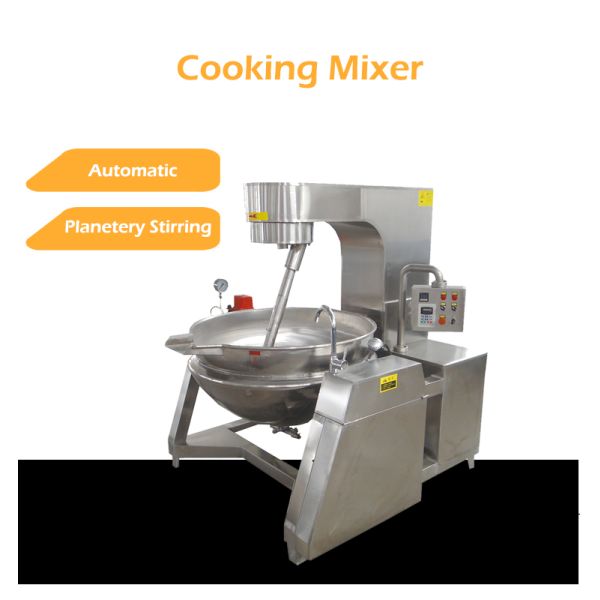 Planetary Pickle Mixer with 100-600L Capacity and Hot Pepper Sauce Jacketed Kettle