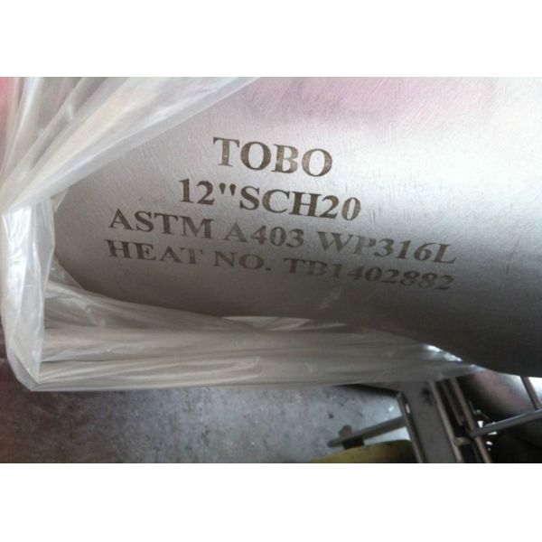 UNS N08028 Alloy 028 Stainless Steel Elbow LR 90° 45° ASME B16.9 High Precision
