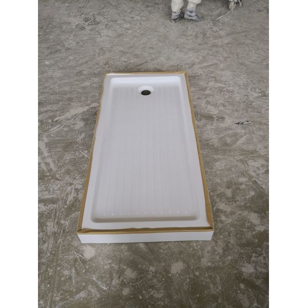 Acrylic Shower Tray with Rectangle Base Popular in Europe and South American Market