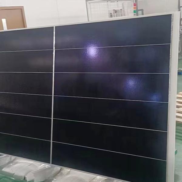 540 Watt Mono Facial N Type Solar Cell Panel Hjt Half Cut 24v