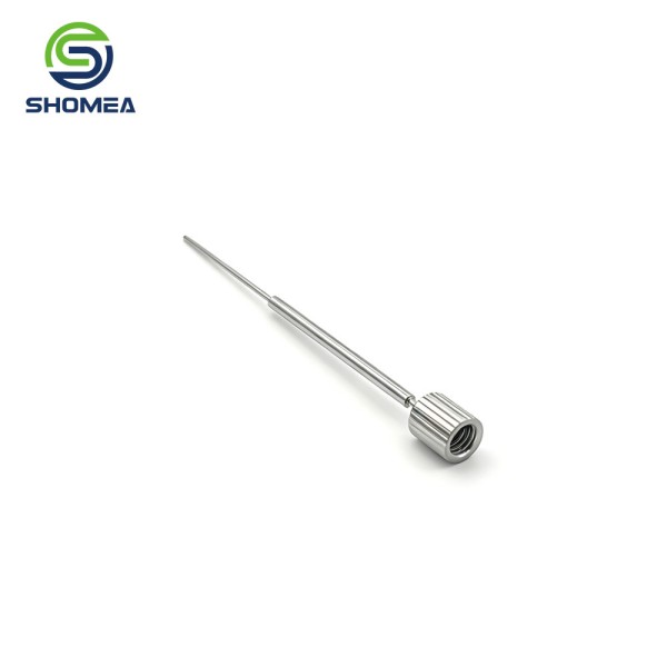 Customized Female Thread Connector IVD Sampling Probe for Medical Analyzer