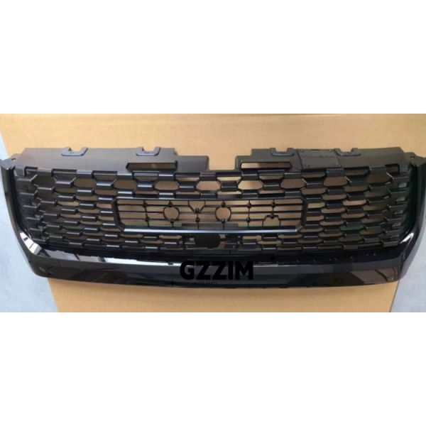 4X4 ABS Plástico Parrilla delantera para automóviles de color negro Parrilla media delantera para Tundra 2014-2019