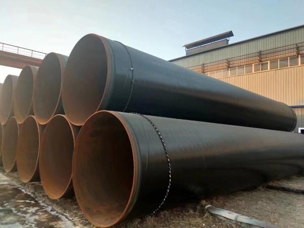Q235B Q345B Welded Hollow Steel Pipe , Large Diameter And Wall Thickness Round Water Pipe