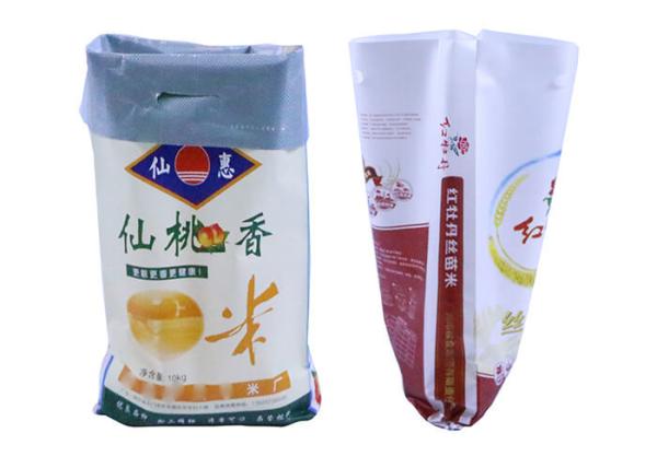 White 50Kg PP Woven Sacks Food Grade Polypropylene Material Eco Friendly