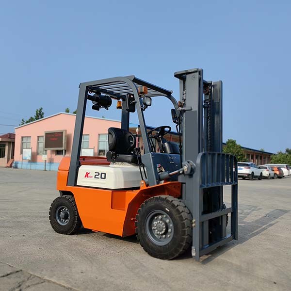 3 Stage Container 4.5 Mast 2T Diesel Forklift Truck ISUZU Diesel Counterbalance Yellow