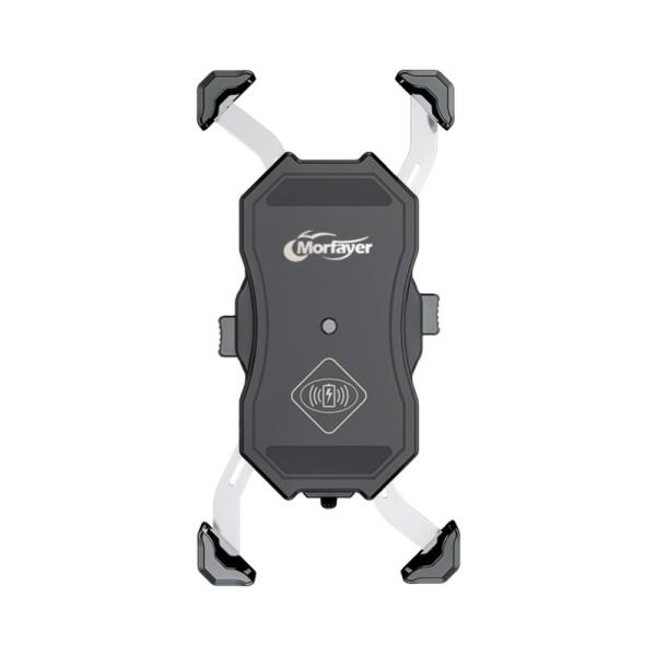 IP66 15W Usb Motorcycle Wireless Charger Mount Handbar