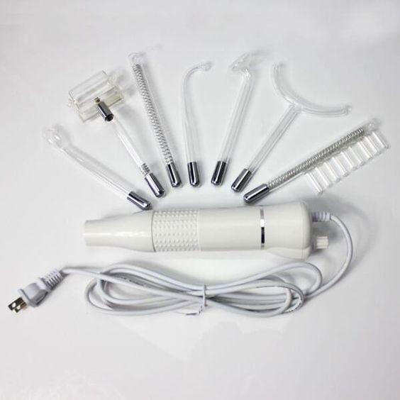 7 Glass Tube Kit High Frequency Facial Device , High Frequency Electrotherapy Machine