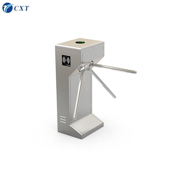 Vertical Tripod Turnstile Gate Stainless Steel With TCP/IP Communication Interface
