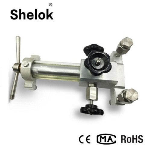 Pneumatic hand pump gas air pressure gauge calibration machine