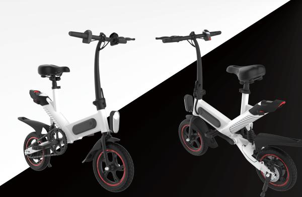 Lithium Electric Folding Commuter Bike , Ultra Light Compact Fold Up Bicycle