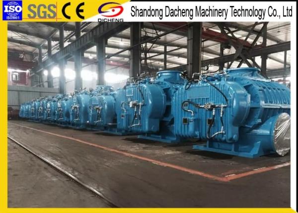 Air Delivery Twin Lobe Roots Blower Manual Inlet Filter And Discharge Silencer