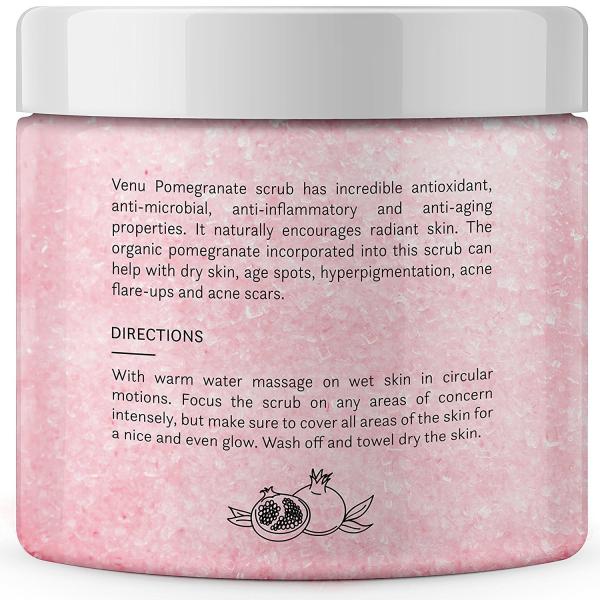 Exfoliating Skin Care Body Scrub , Pomegranate Brightening Body Scrub Anti Aging