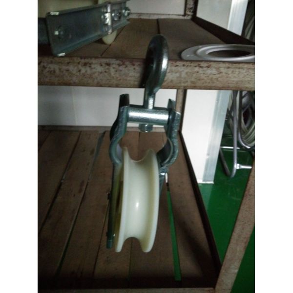 Одиночный кабель Sheave вытягивая шкив с крюком для шнуровать проводника кабеля