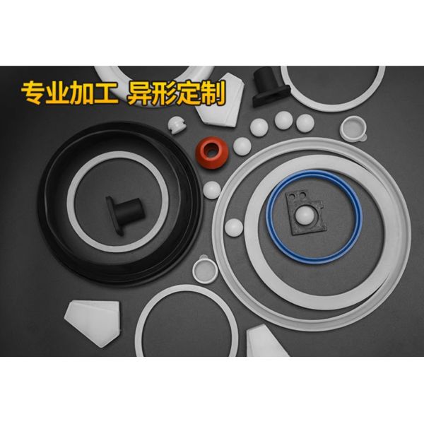 Industrial Grade Silicone Rubber Washers Customize Size 7.5-12Mpa Tensile Strength