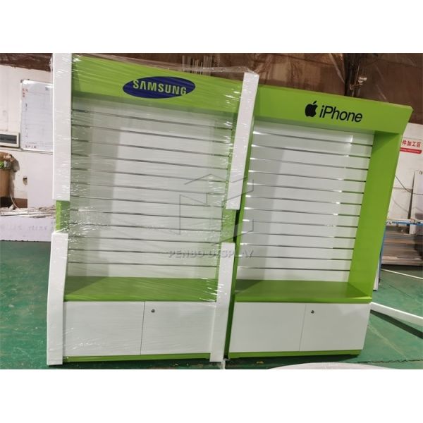 Slat Wall Display Phone Store Furniture Cabinet 5mm Thick MDF