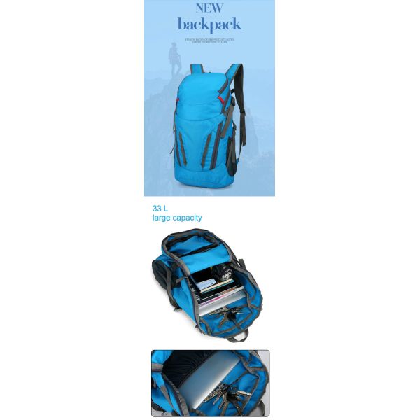 Рюкзак Daypack 35L рюкзака облегченного перемещения Packable складной располагаясь лагерем