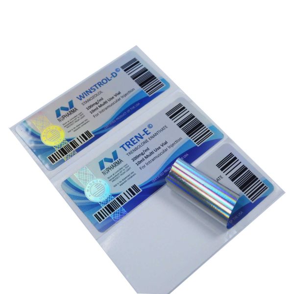 Ярлыки стеклянной пробирки CMYK 10ml для теста Cypionate