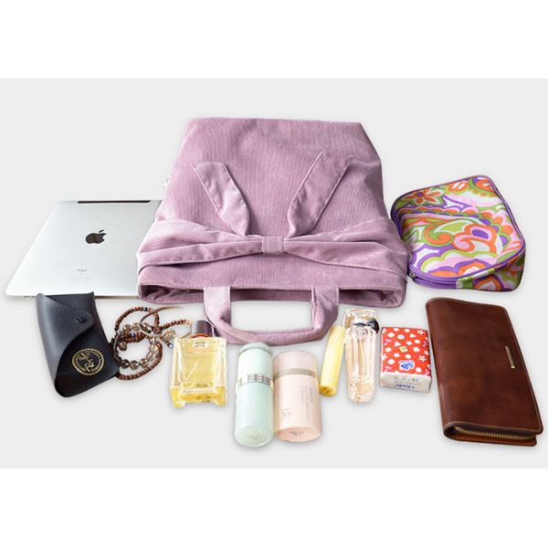 Luxury Brand Vogue Ladies Handbags Customized Logo Polyester Material