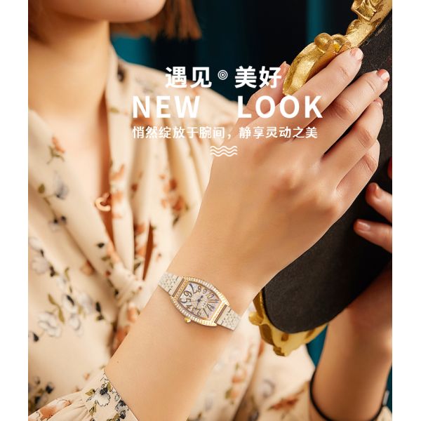 Water Resistant 3atm Womens Fashion Watch Large Number Wrist Watch